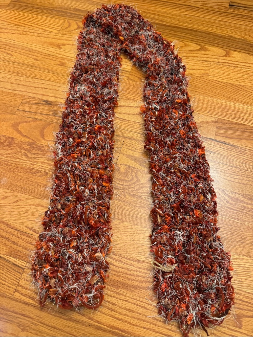 2/$12 🎩 🧣  SALE 
Cozy Rust Multi-Texture Decorative Scarf